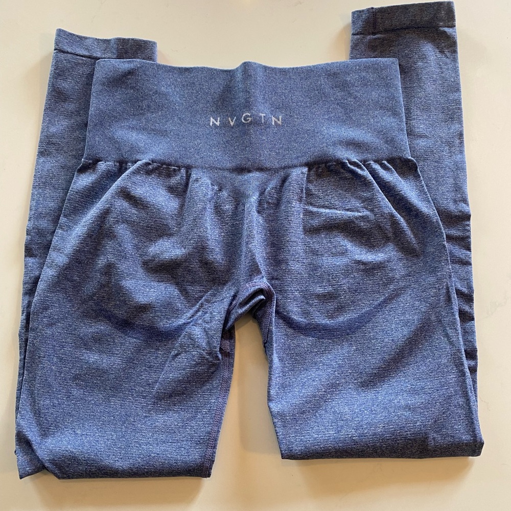 NVGTN seamless dark blue leggings